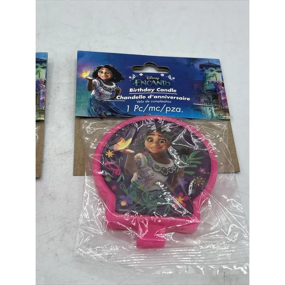 Disney Encanto Birthday Candle - Party Expo Lot Of Two Candles